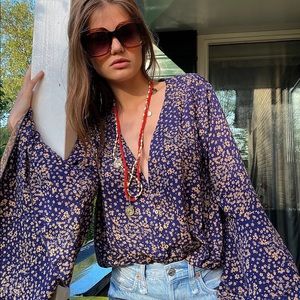 NWT free people ditsy floral bodysuit